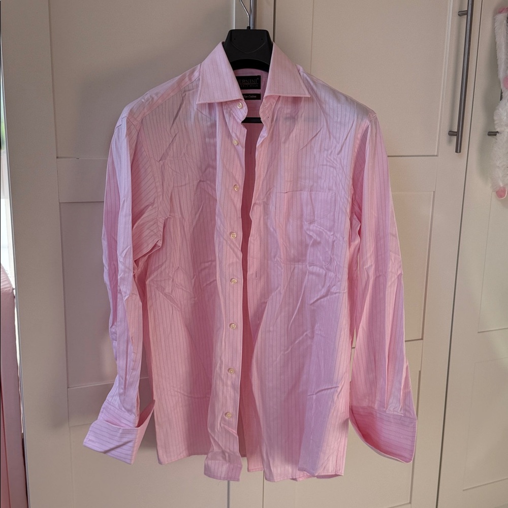 BERNINI Beverly Hills!!! Super Fine Cotton Men's Dress Shirt
